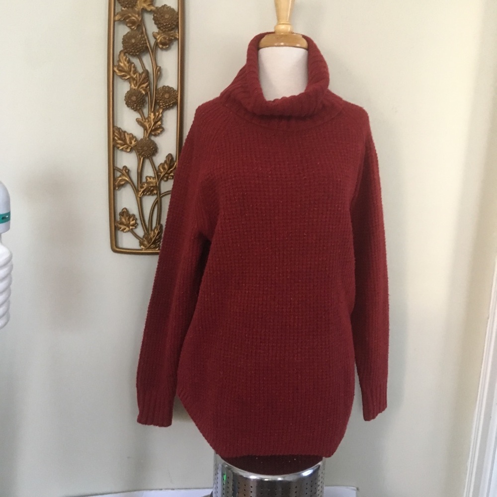 Pendleton Lambs Wool Blend Cowl Neck Sweater L